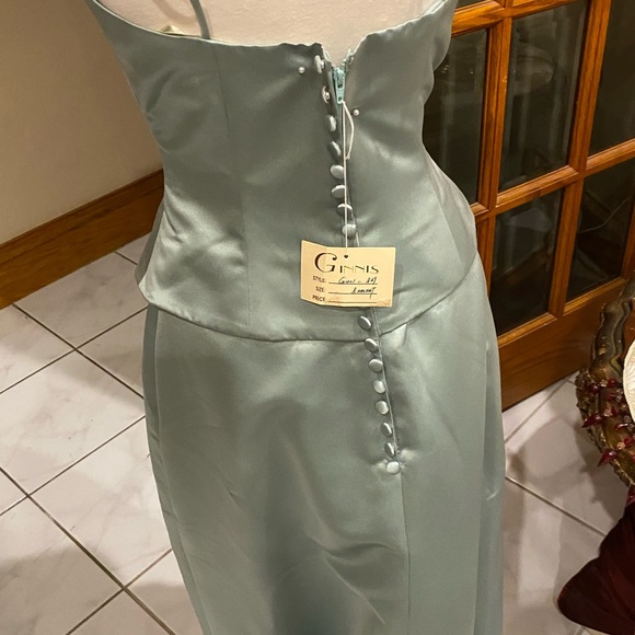 Bridesmaids dress by Ginnis Fashions style 829 size 8 color sage - Picture 5 of 9